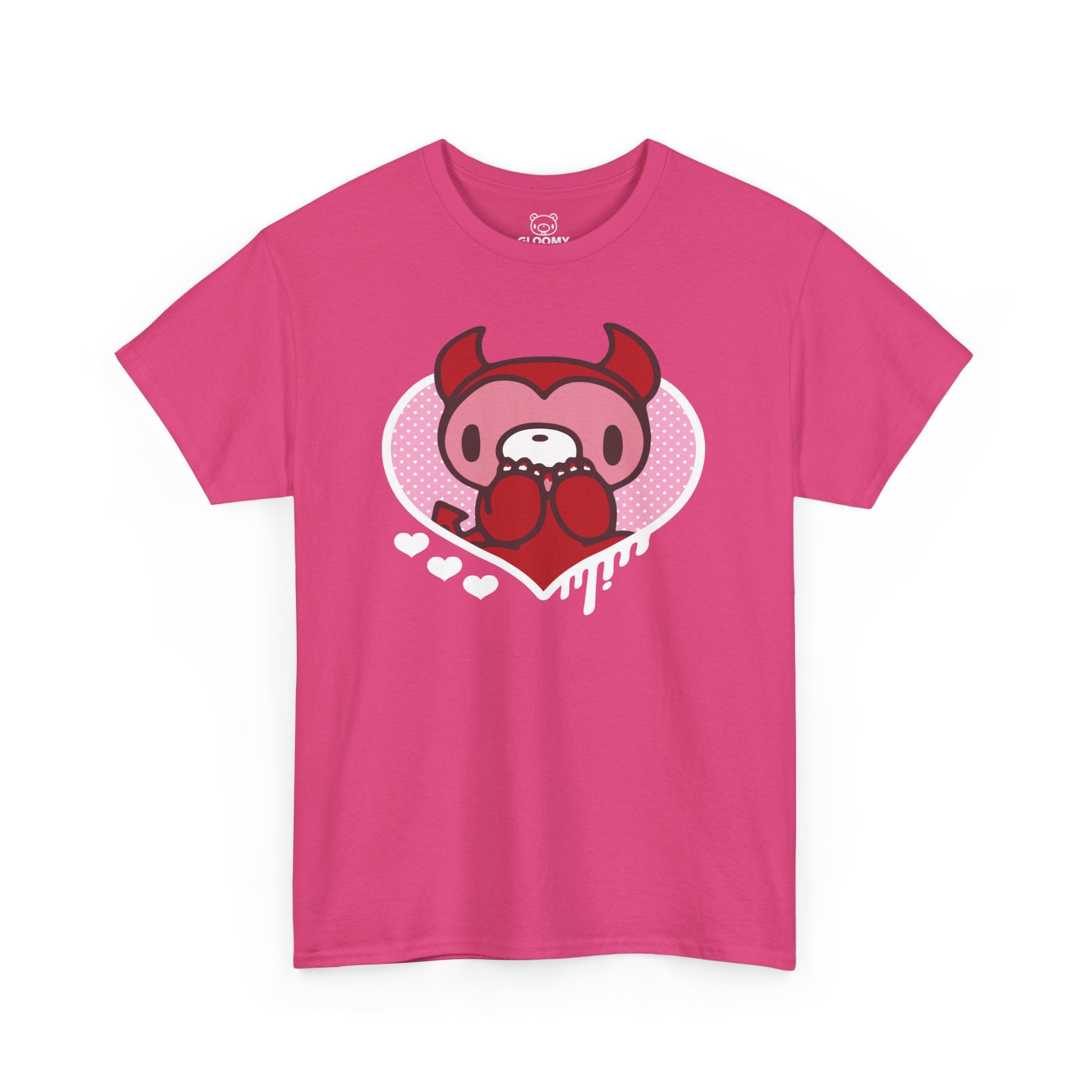 Valentine's Day Devil Gloomy Bear Unisex Tee